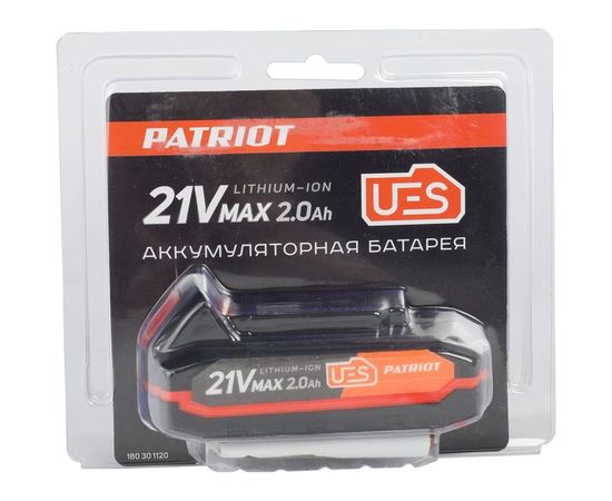 Аккумулятор BR 21VMax Pro UES (21 В; 2 А*ч; Li-ion) PATRIOT 180301120 – изображение 3