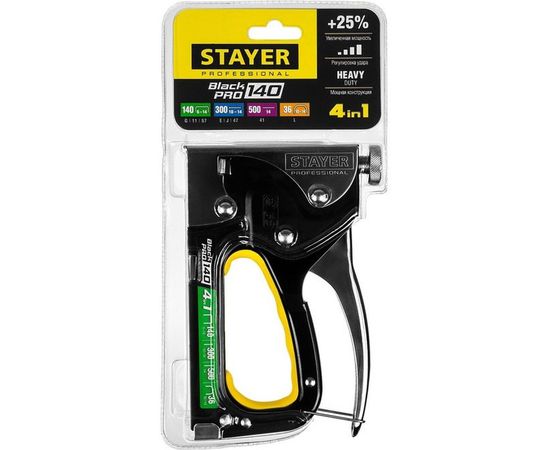 Стальной степлер STAYER HERCULES-140 тип 140, 36, 300, 500, 31510_z01 – изображение 4