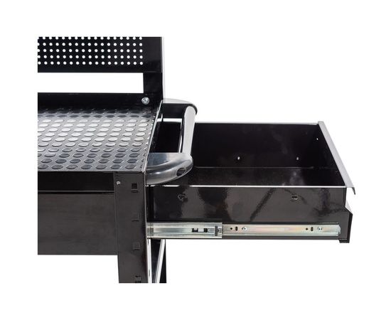 Инструментальная тележка Inforce 3 полки с панелью и ящиками 06-01-19 – изображение 5