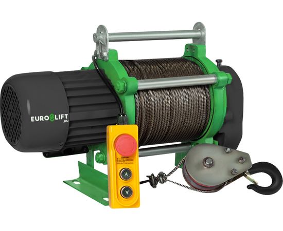 Лебедка электрическая ( электролебедка 300/600кг, 70/35м, U=380v, P3, 50HZ) EURO-LIFT KCD 00019829 