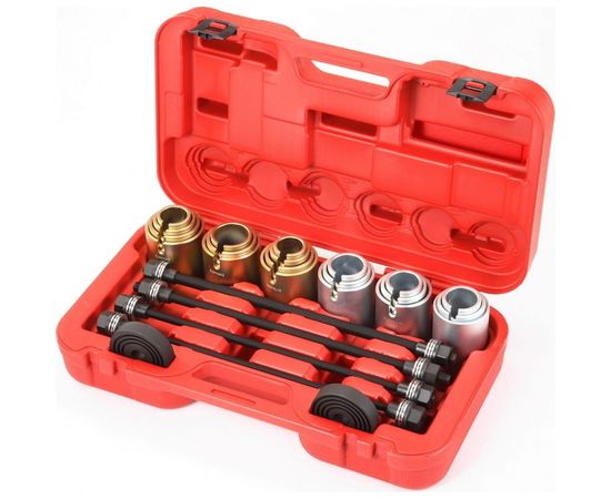 Набор оправок для монтажа и демонтажа сайлентблоков AFFIX, кейс, 26 предметов AF11020026C 