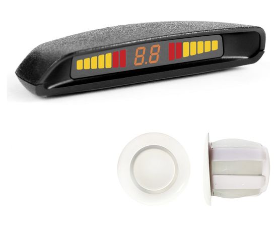 Парковочный радар Parkmaster White 4-FJ-40 W 