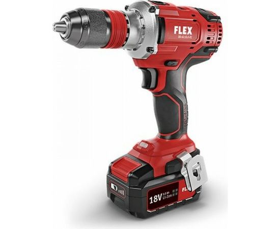 Четырехскоростная аккумуляторная дрель-шуруповерт FLEX DD 4G 18.0-EC/5.0 Set 18.0 В 482757 