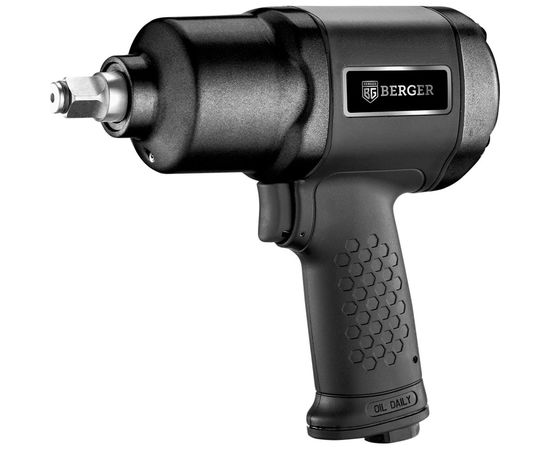 Ударный пневматический гайковёрт Berger BG КВАЗАР 1/2"", 885 Нм BG1437 