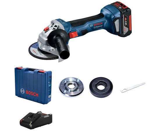 Аккумуляторная угловая шлифмашина Bosch GWS 180-LI + батарея + ЗУ 06019H90R1 
