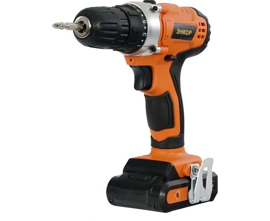 Аккумуляторная дрель-шуруповерт Энкор ДША-20Л2 50035 
