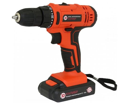 Аккумуляторная дрель-шуруповерт Калибр ДА-18А Li-Ion 00000077185 