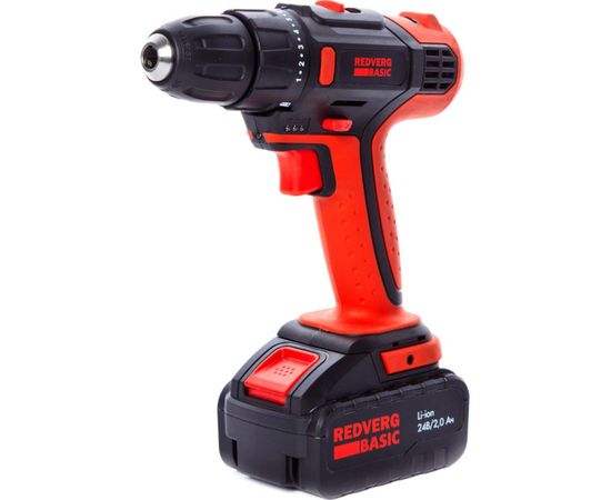 Аккумуляторная дрель-шуруповерт REDVERG Basic SD24L/2-2 6663428 