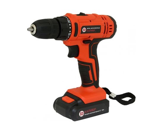 Аккумуляторная дрель-шуруповерт Калибр ДА-14,4А 00000077184 