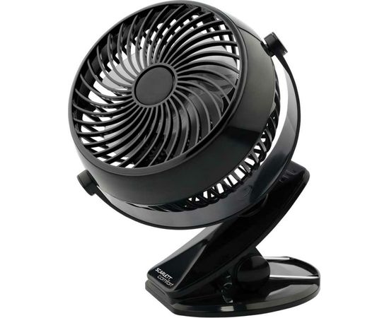 Настольный вентилятор с аккумулятором SCARLETT чёрный SC-DF111S10 