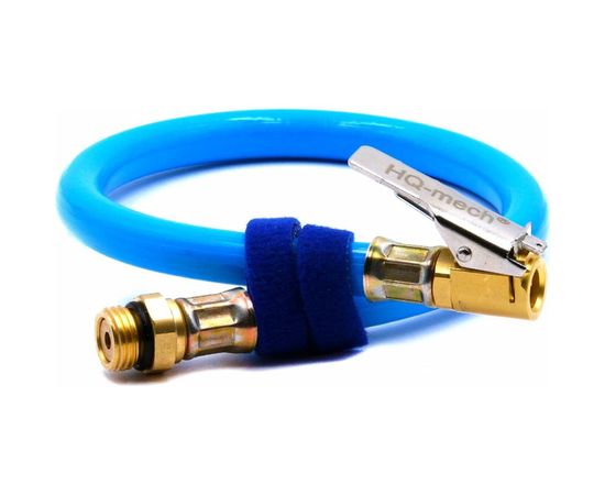 Шланг пневматический подкачки колес полиуретановый (38 см; 6x11 мм; 0-15 bar; max 60 bar) HQ-mech УТ000002181 