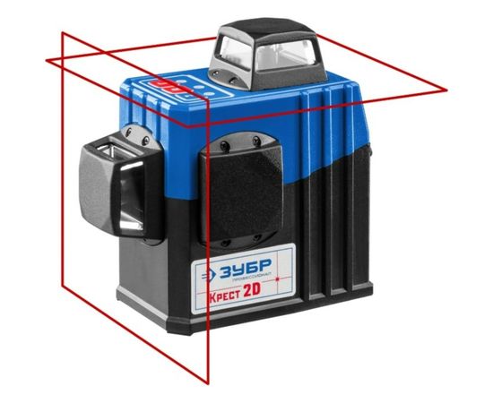 Линейный лазерный нивелир ЗУБР Крест-2D 34907-2 