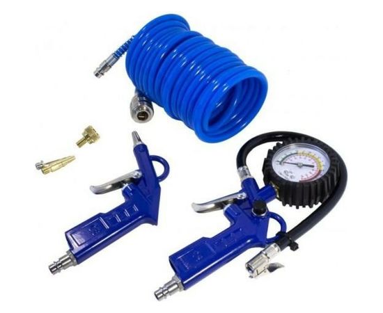 Пистолет для подкачки шин с манометром и шлангом FORCEKRAFT FK-STG-26K6 50329 