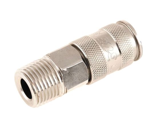 Пневматическое быстроразъемное соединение Hans 3/8" с наружной резьбой 1/2" 8513-4Q 