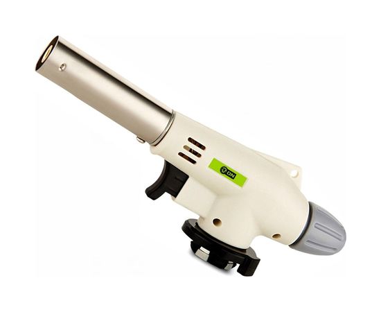 Газовая горелка ON с пьезорозжигом, цанговый захват, широкое сопло, 17,5х4х6,2 см 10-02-004 