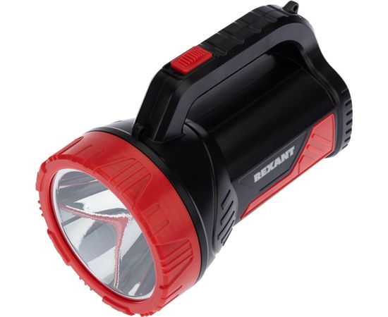 Аккумуляторный фонарь прожектор REXANT с боковым светом, индикатор зарядки, 5000 mAh 75-707 