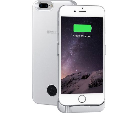 Чехол-аккумулятор Interstep для iPhone 8Plus/7Plus/6Plus 5000мАч SILVER, B201, 51434 