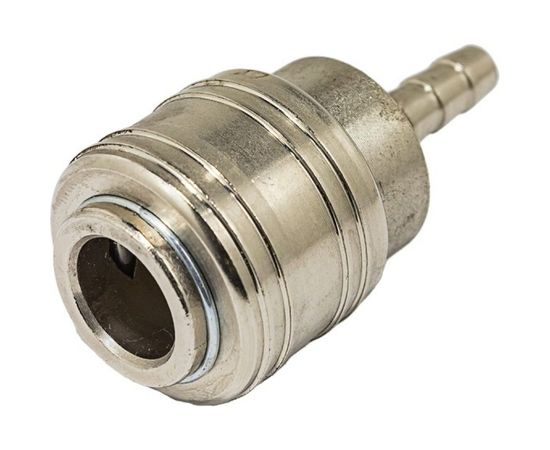 Быстроразъем пневматический с клапаном, елочка 8 мм FK-SE1-3SH Forcekraft 51560 