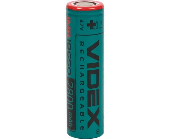 Высокотоковый аккумулятор Videx IMR 18650 2800mAh 28A без защиты VID-IMR18650-2.8-NP 