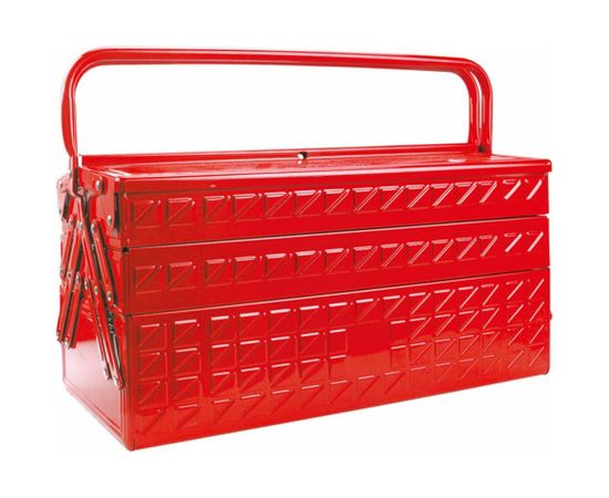 Ящик для инструмента AmPro металлический 5 отделений 470x220x355 мм T47005 