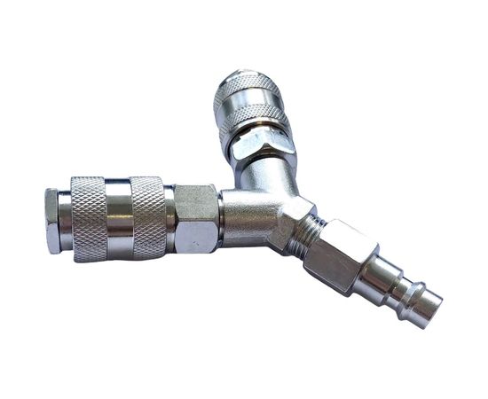 Разветвитель пневматический на 2 выхода Y-образный со штуцером Pegas pneumatic 3303 