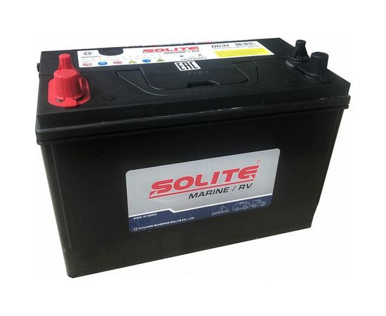 Аккумуляторная батарея для лодок Solite, 330x174x238, емкость 105 а/ч, ОП DC31 