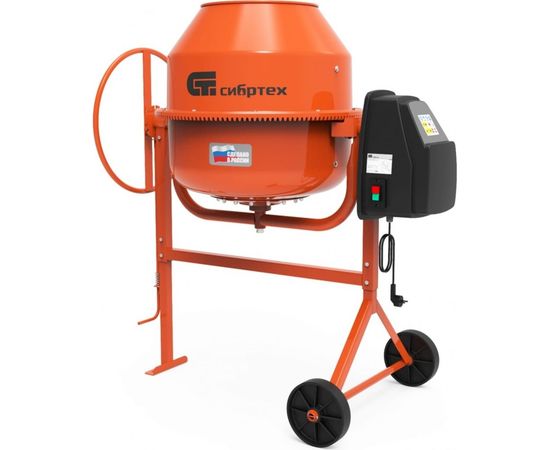 Бетоносмеситель СИБРТЕХ БСЕ-200, 200 л, 1000 Вт 95480 