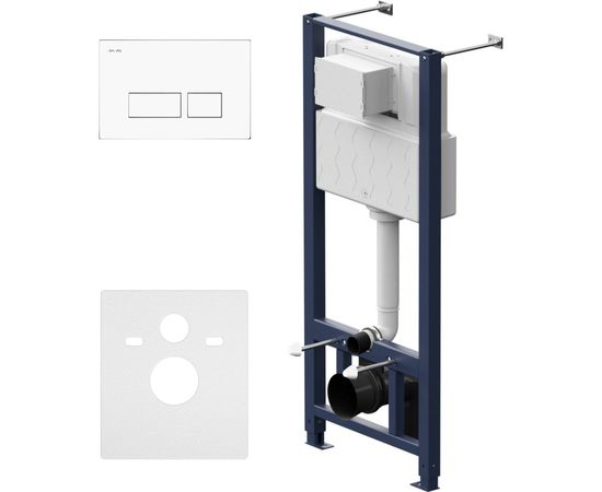 Инсталляция для подвесного унитаза AM.PM Pro с пневматической клавишей Pro S I012704.7001 