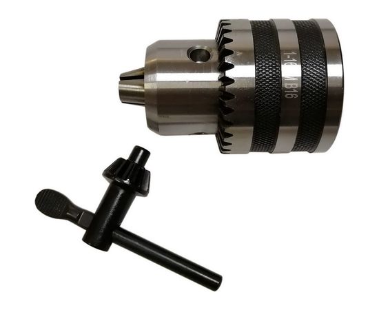 Патрон сверлильный с ключом В16, 1-16 мм AURA TOOLS 11011616 