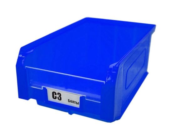 Ящик СТАРКИТ пластиковый, 9,4л, синий C3-B-2 