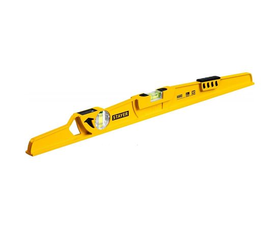 Литой уровень STAYER Hard с зеркальным глазком 600 мм 3483-060 