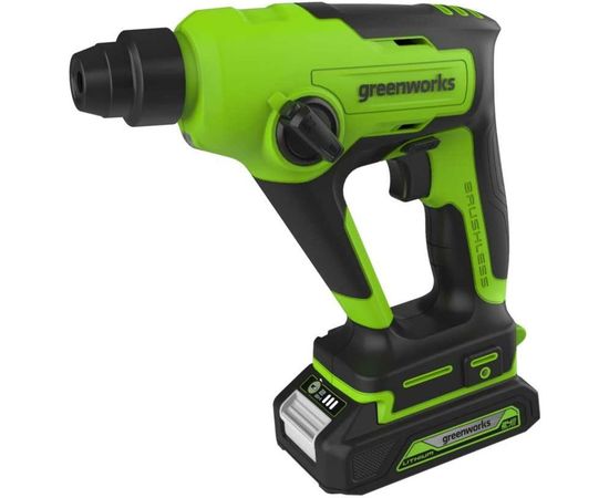 Аккумуляторный бесщеточный перфоратор GreenWorks GD24SDS1K2 3803107UA 