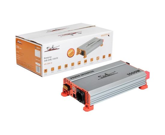 Инвертор Airline API-1500-10 (24В-220В, 1500 Вт) 