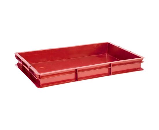 Ящик Тара.ру п/э 600х400х75 сплошной, красный 06179 