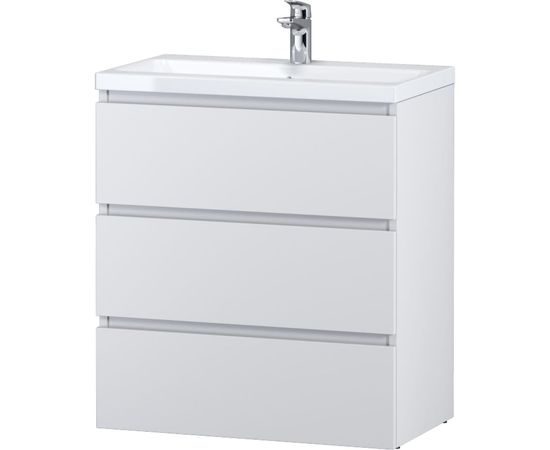 Напольная база под раковину AM.PM Gem S 75 см 3 ящика белый глянец M91FSX0752WG 
