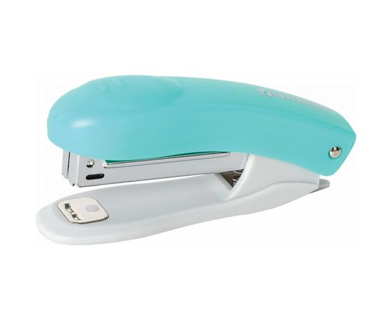 Степлер №10 BRAUBERG Original, до 12л, с антистеплером, бирюза, 227765 