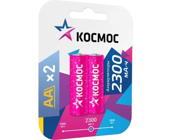 Аккумулятор Космос R6 NI-MH 2300 mAh 2BL KOCR6NIMH(2300MA)max 