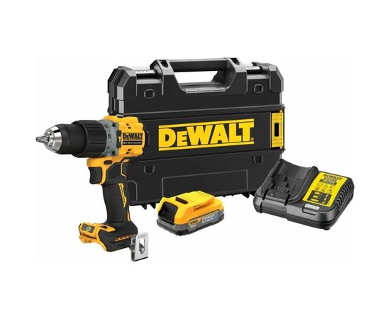 Ударная дрель-шуруповерт Dewalt Powerstack DCD805E1T-QW 