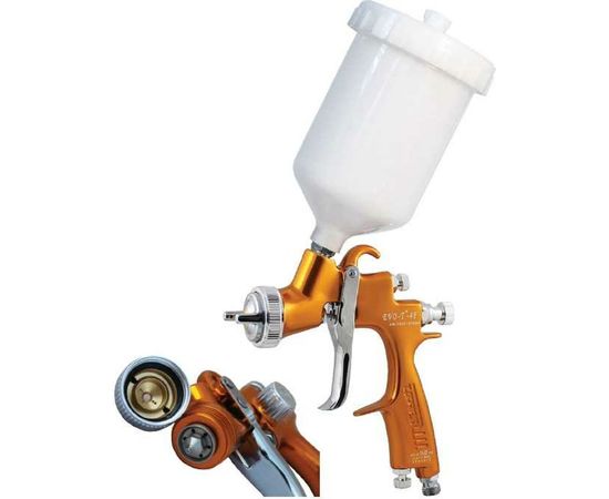 Окрасочный пистолет с верхним пластиковым бачком RADEX Star EVO-T-4F-135G 