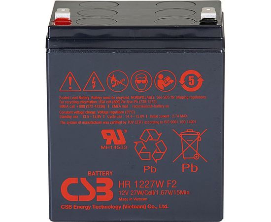 Аккумулятор для ИБП HR1227W F2 CSB HR1227W F2 CSB 