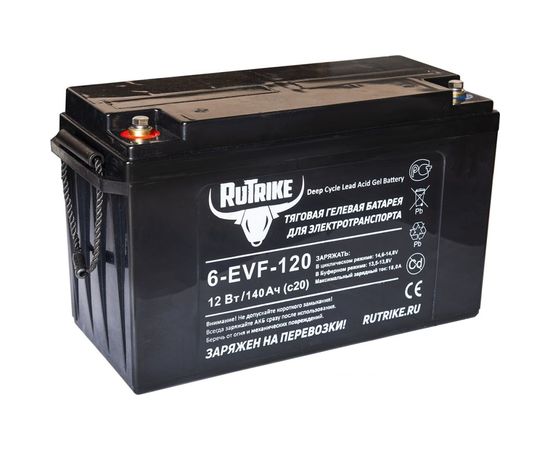 Тяговый гелевый аккумулятор RUTRIKE 6-EVF-120 12V120A/H C3 021949 