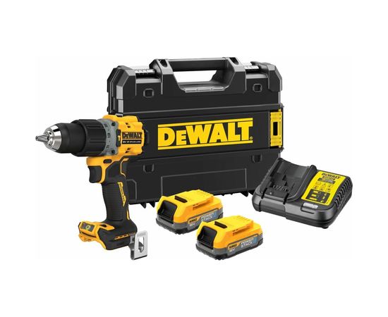 Ударная бесщеточная дрель-шуруповерт DEWALT 2 скорости, 2 АКБ 18 В XR Li-Ion DCD805E2T-QW 