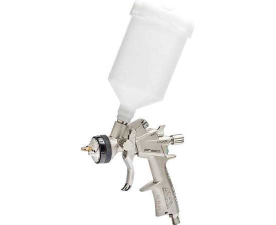 Краскопульт с никилиевым корпусом и верхним пластиковым бачком ANI 160 AH1501032A 