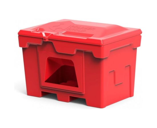 Ящик 500 л с крышкой и дозатором POLIMER GROUP цвет красный FB225 