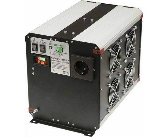 Инвертор-преобразователь напряжения СИБКОНТАКТ СибВольт 4024У DC/AC 24/220 В, 4000 Вт Я000009455 