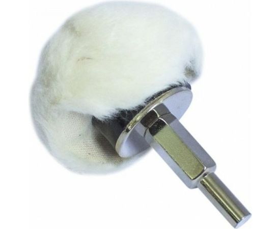 Насадка полировальная хлопковая полусфера на дрель 50 мм, в блистере Rockforce RF-PSP50M 