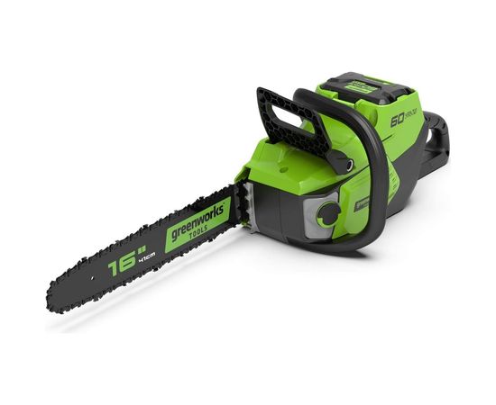 Бесщеточная аккумуляторная цепная пила Greenworks GD60CS40K4 60 В, с АКБ 4 А*ч и ЗУ 2006907UB 