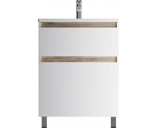 База под раковину AM.PM, X-Joy напольная, 65 см, 2 ящика, белый глянец M85AFSX0652WG 