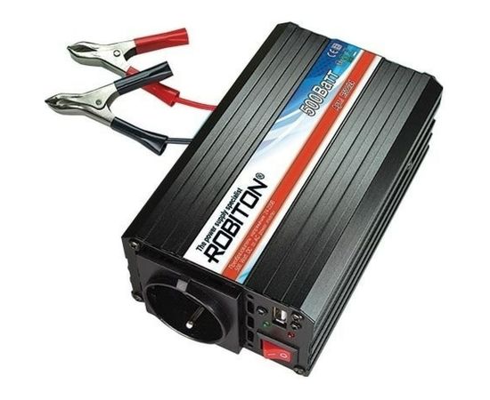 Инвертор 500W с USB выходом /24В/ Robiton R500/24V 13202 