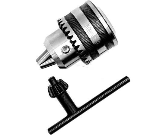 Патрон сверлильный с ключем 1-10 мм, В12 ТЕХНОРЕАЛ МА310250510 